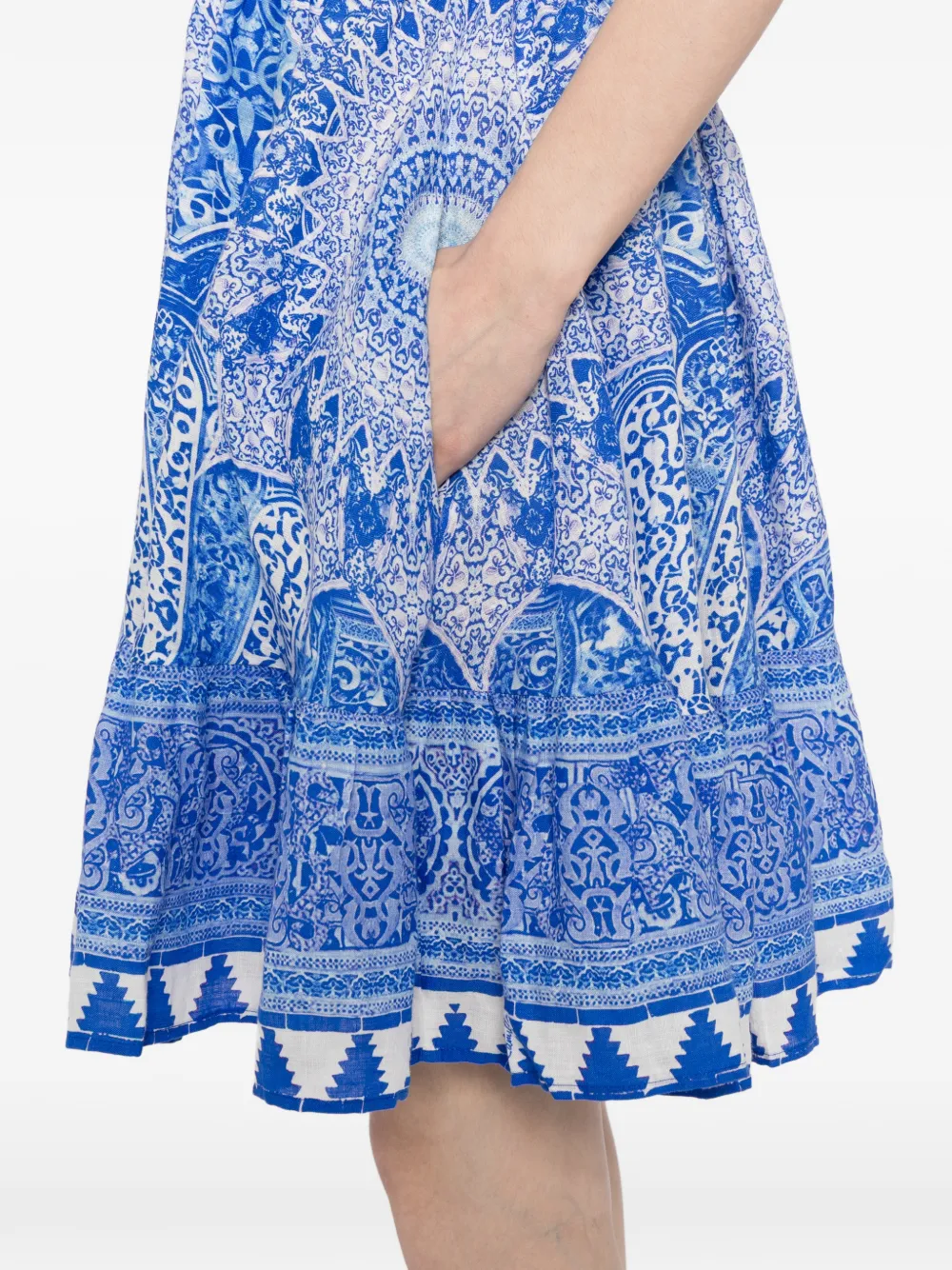 Camilla Halter jurk Blauw