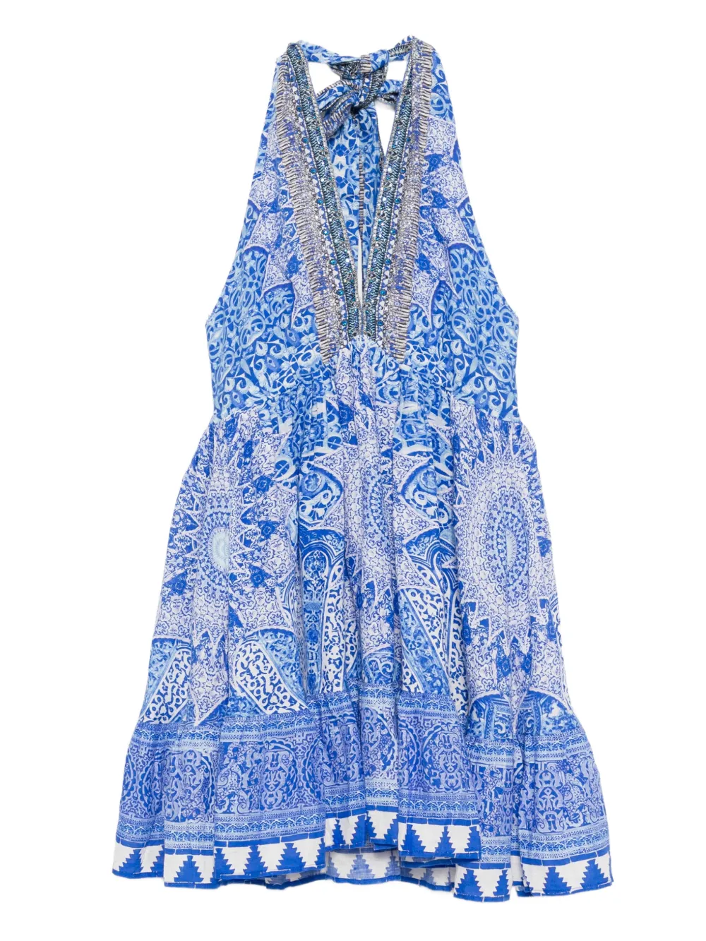 Camilla Halter dress - Blau