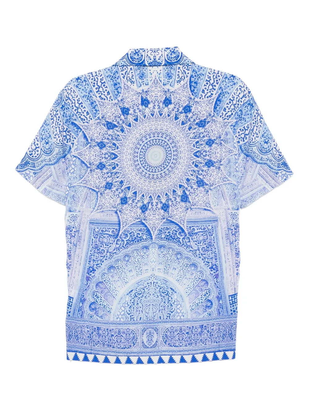 Camilla camp-collar shirt - Blauw