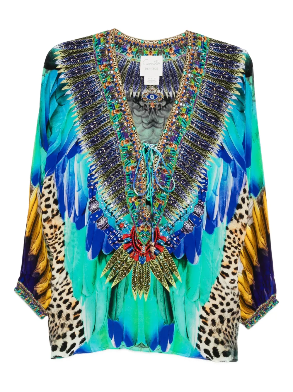 Camilla Blusa con stampa grafica