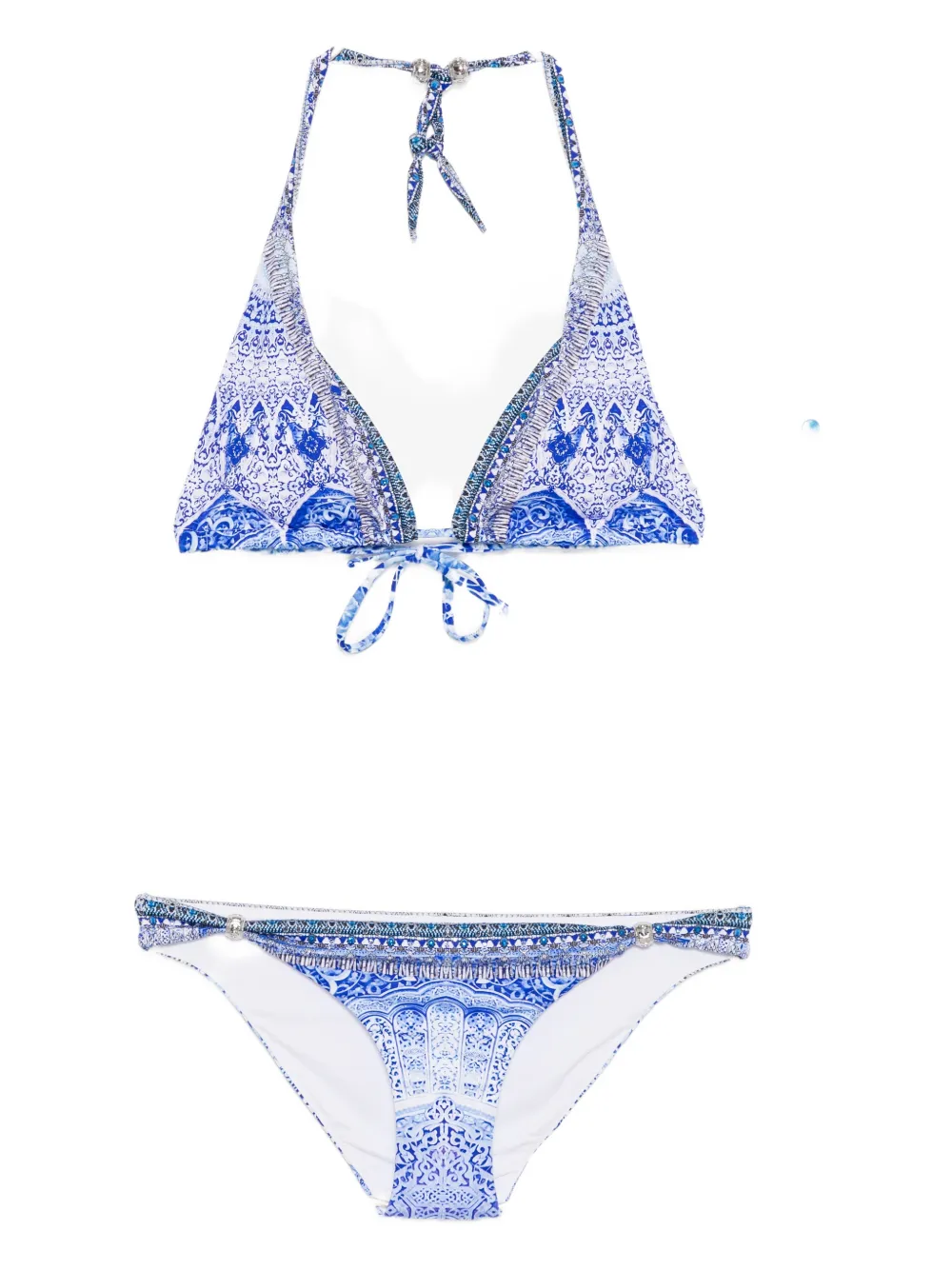 Camilla Ball Trim Tri bikini - Blu