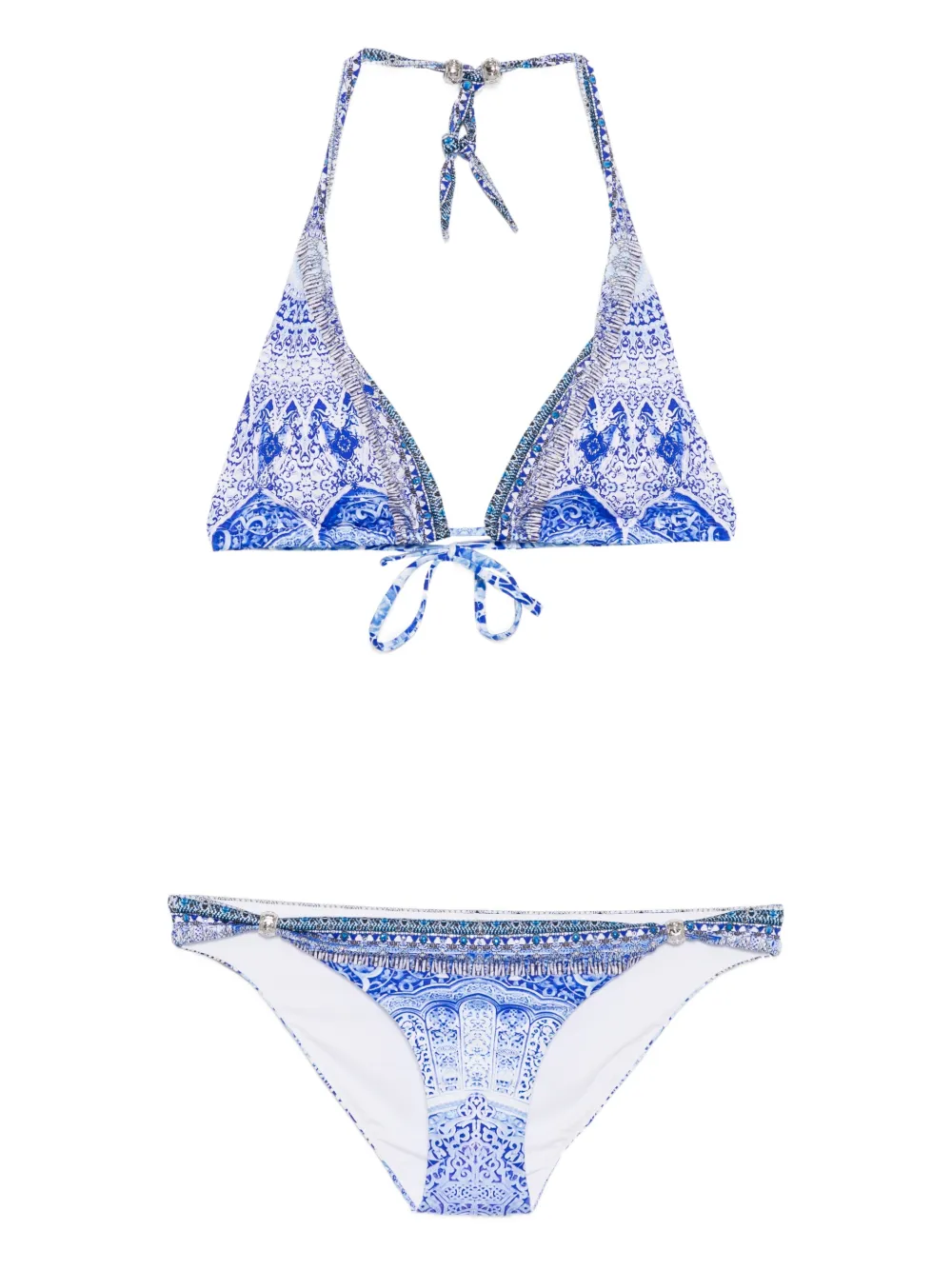 Camilla Ball Trim Tri bikini - Blu
