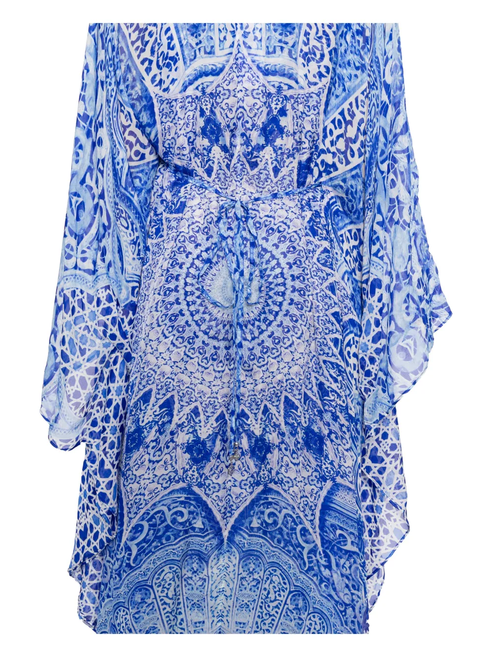 Camilla Maxi-jurk met print Blauw