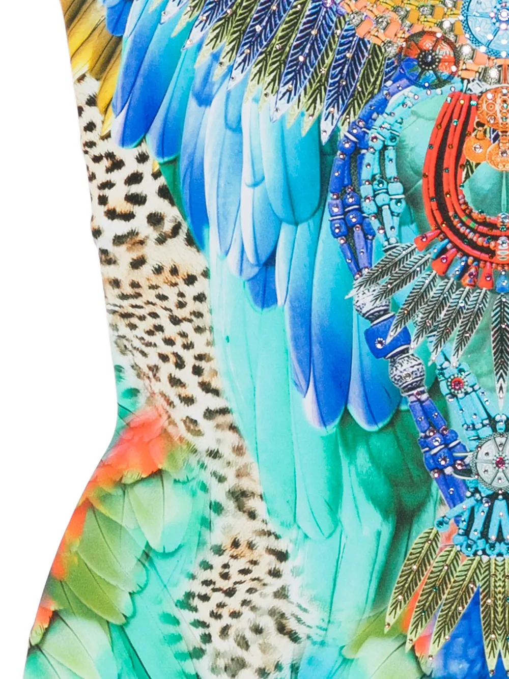  Camilla Bañador Con Estampado Gráfico - Azul 
