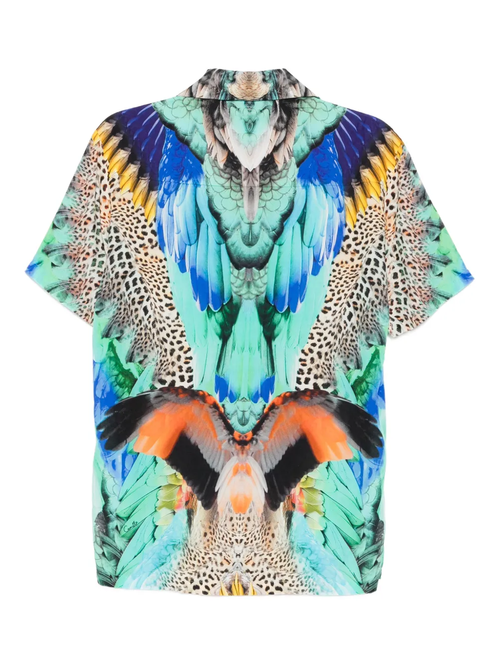 Camilla graphic-print shirt - Blauw