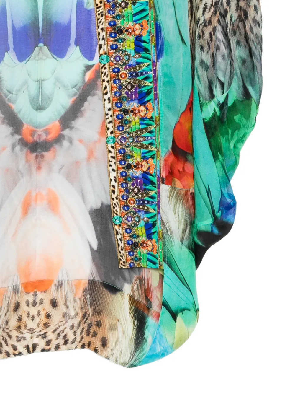  Camilla Graphic-print Jacket - Blue 