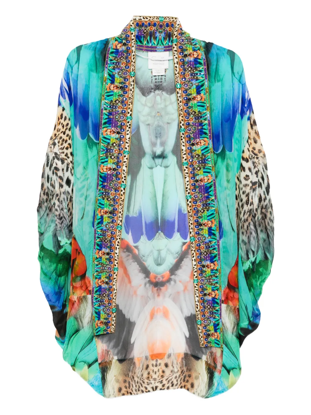 Camilla Giacca con stampa grafica - Blu