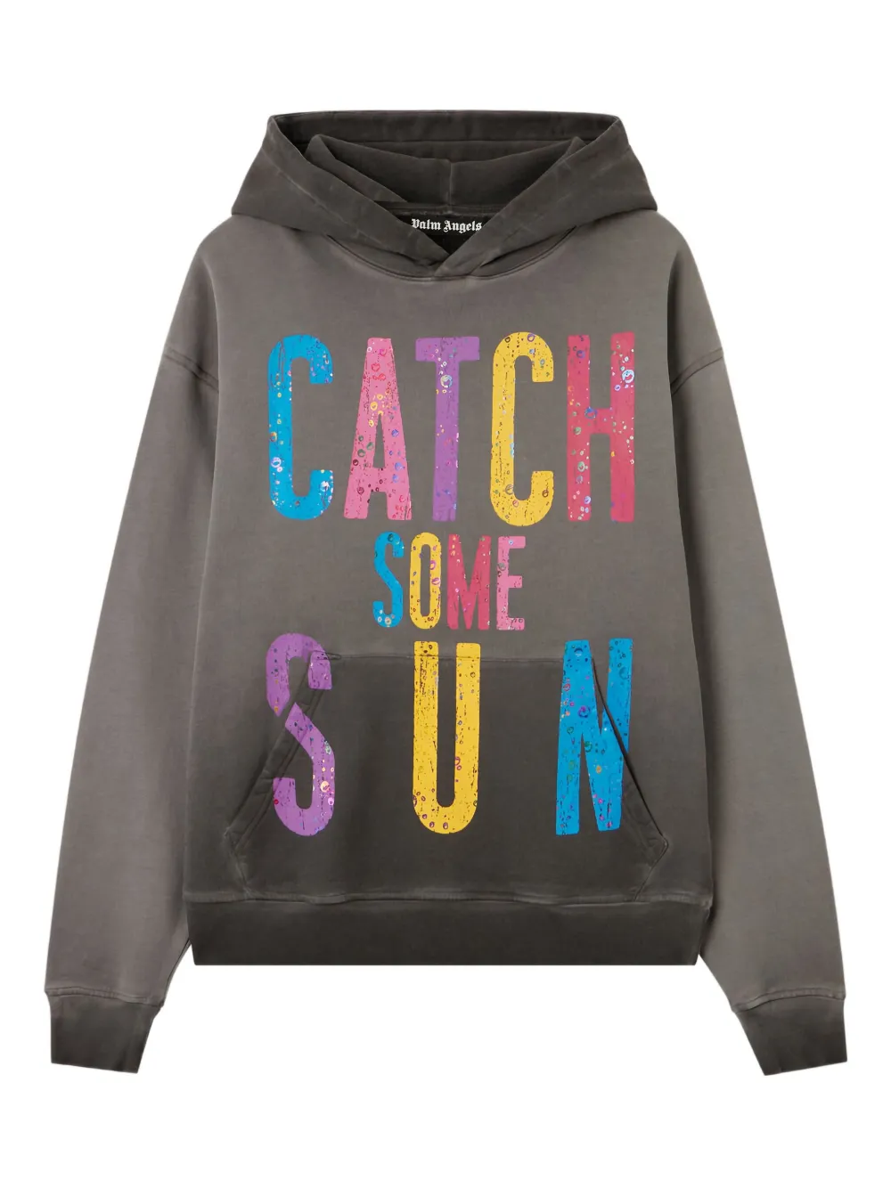 Palm Angels hoodie con estampado gráfico | gris | Image 1