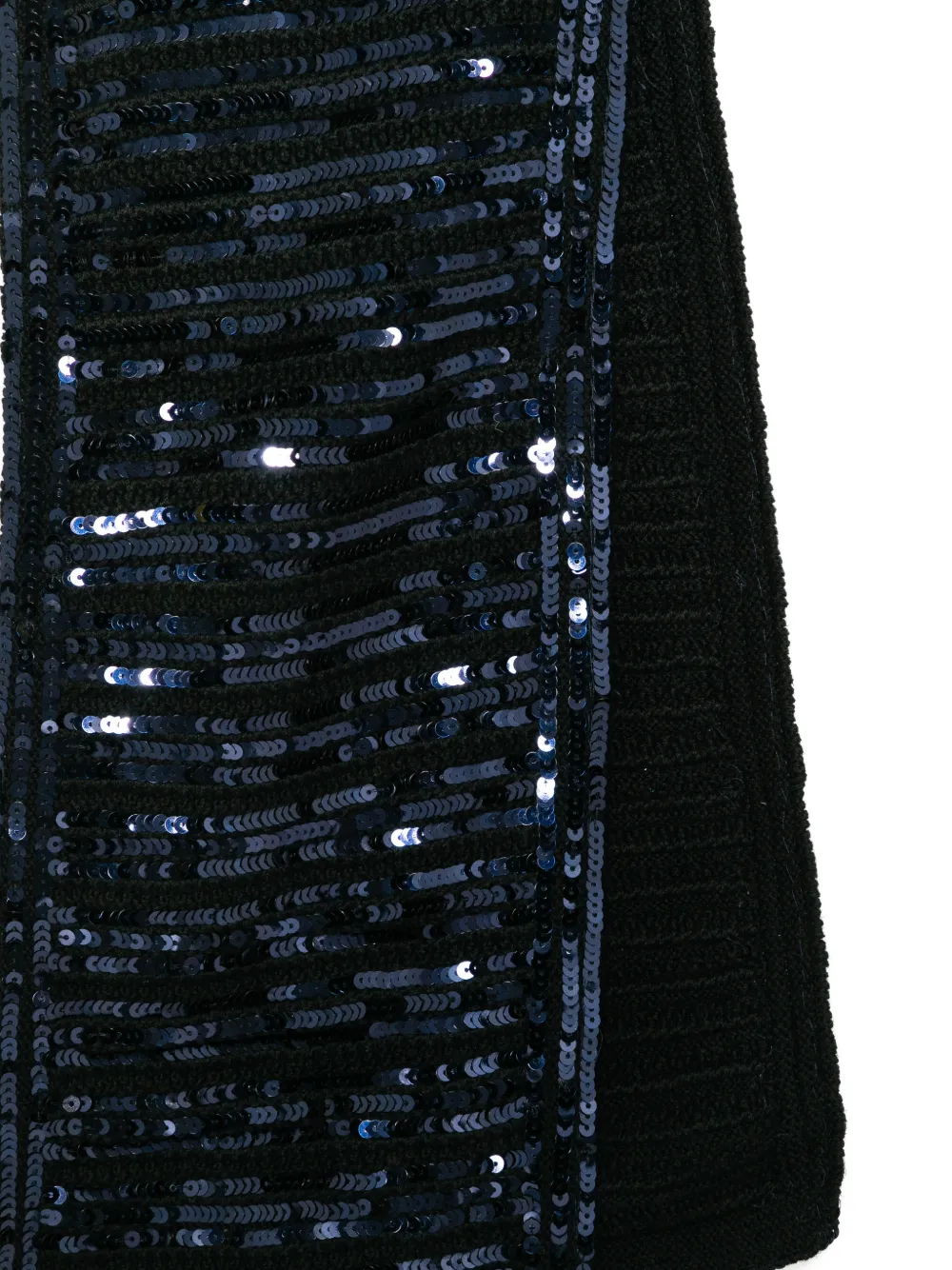 Bode Sequin Spotlight Scarf In Blue