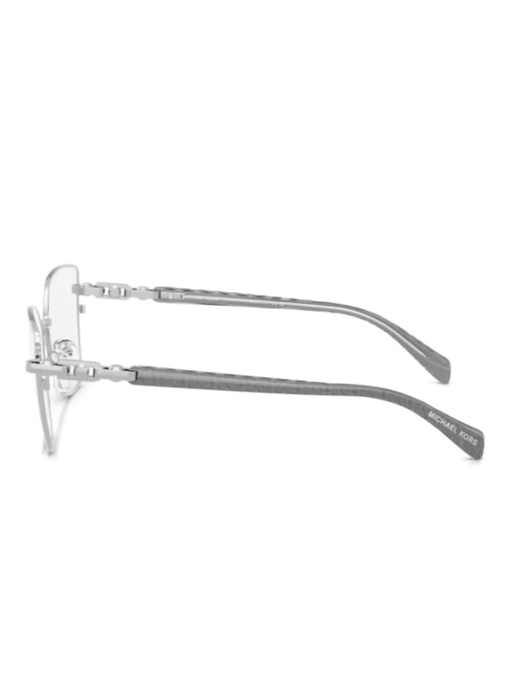  Michael Kors 3090 Vista Geometric-frame Glasses - Silver 