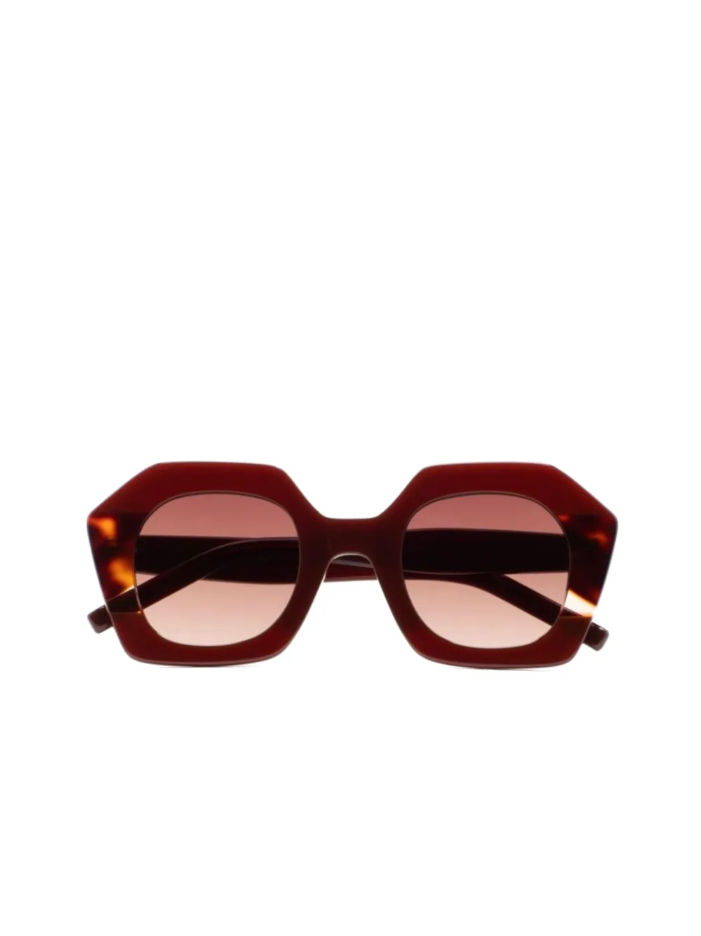 Kaleos Pavicic geometric sunglasses - Bruin