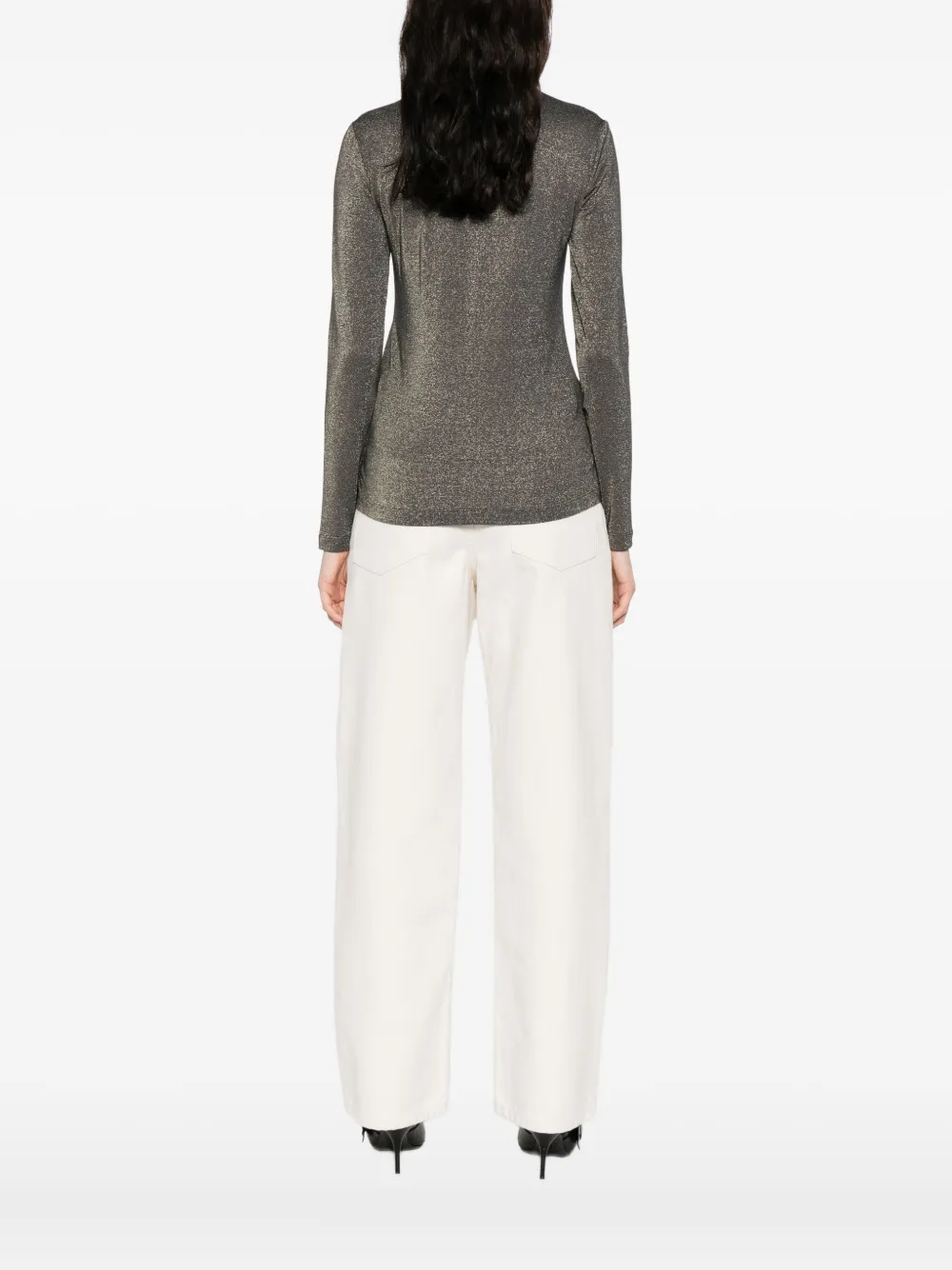 Caliban Skin Like Jumper In Gray