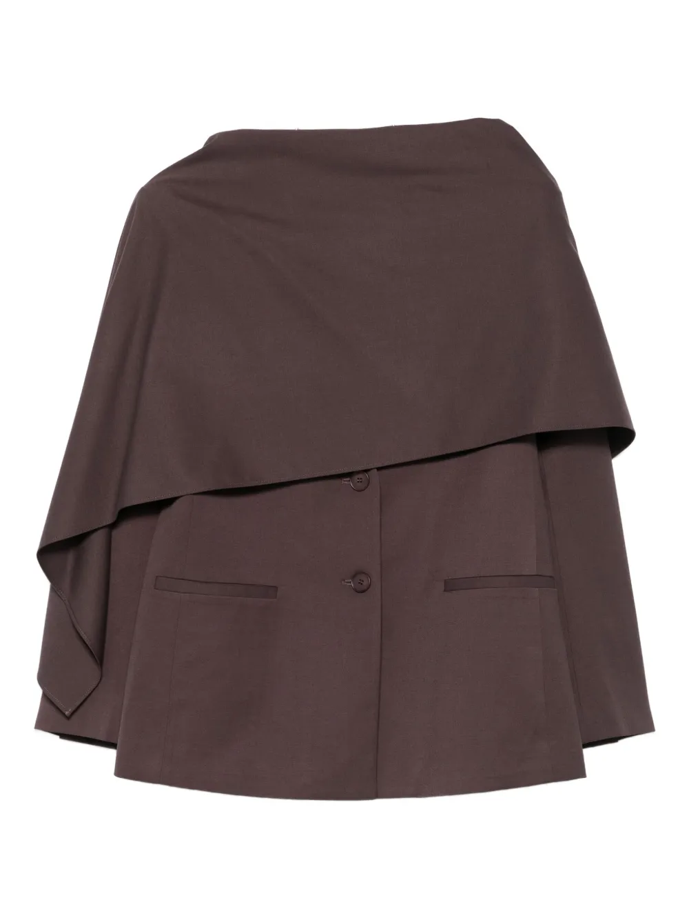 Isabelle Blanche layered blazer | marrón | Image 1
