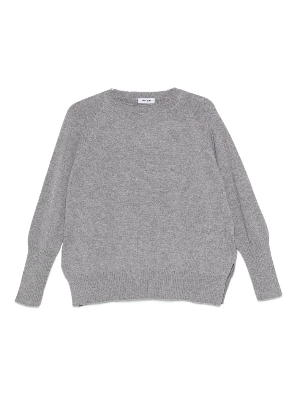 Base Wool Crewneck Sweater In Gray