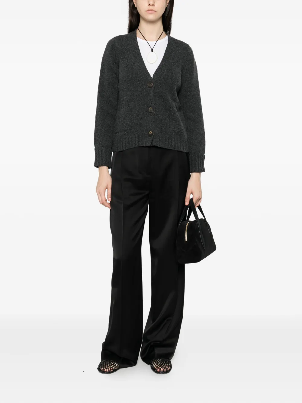 base cárdigan con cuello en V | Cárdigans | Image 2