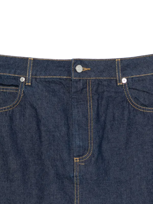 Maison Kitsuné デニム ミニスカート | ブルー | FARFETCH JP