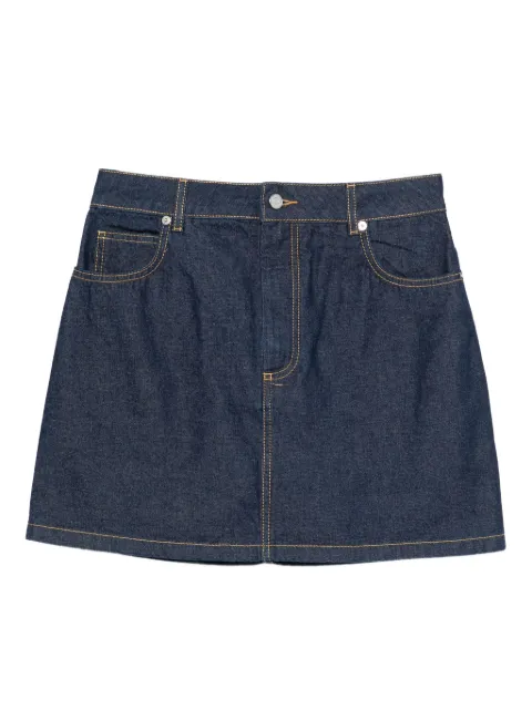 Maison Kitsuné denim mini skirt