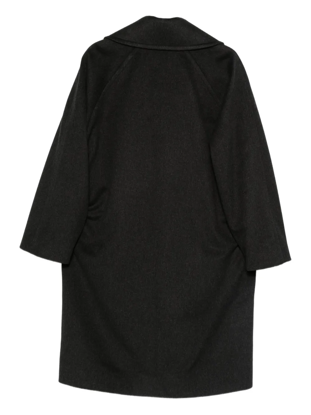 Alberto Biani Long Double-breasted Coat Pockets In Black