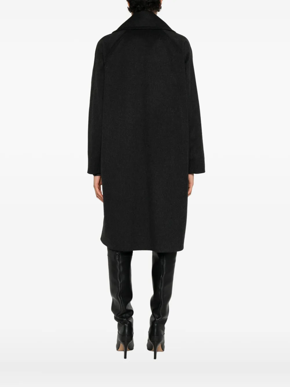 Alberto Biani Jas met dubbele rij knopen Zwart