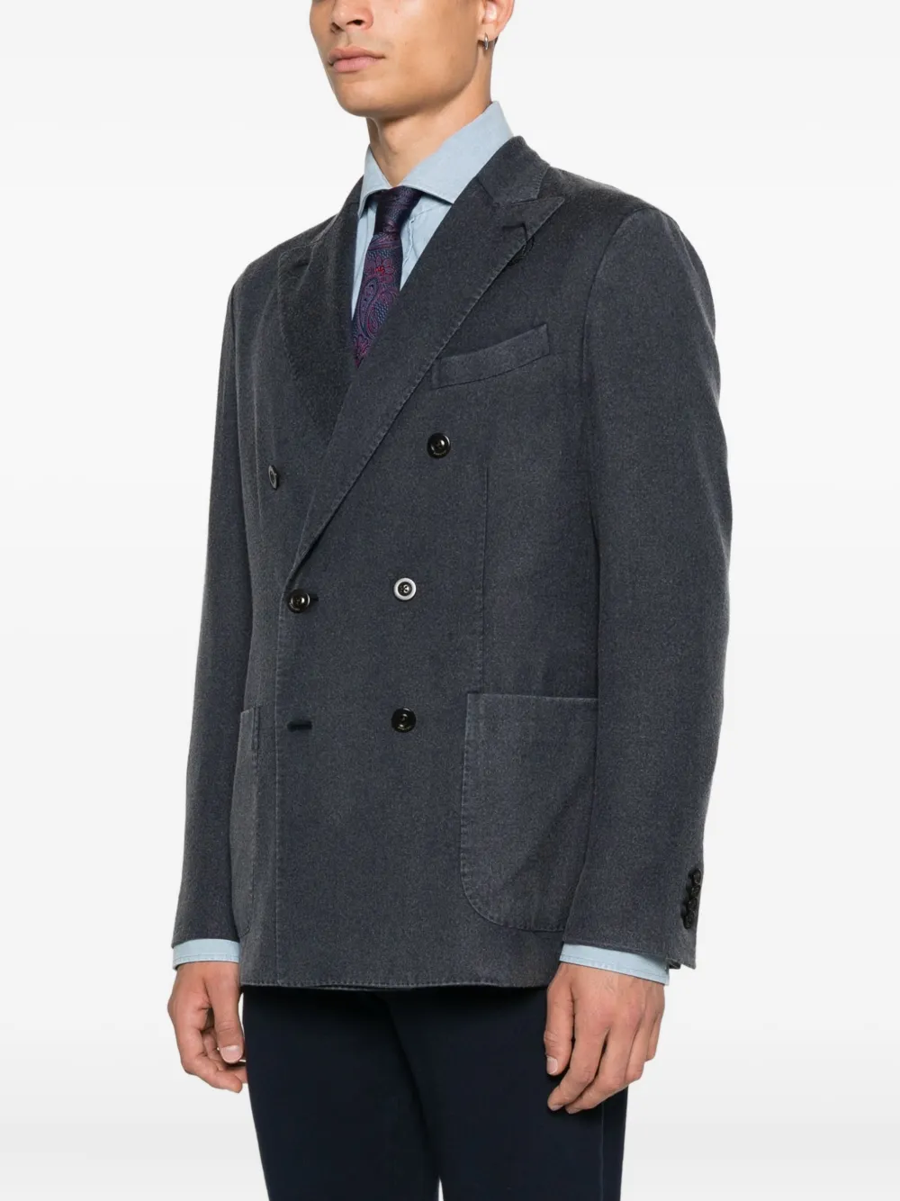 Boglioli Blazer met dubbele rij knopen Grijs