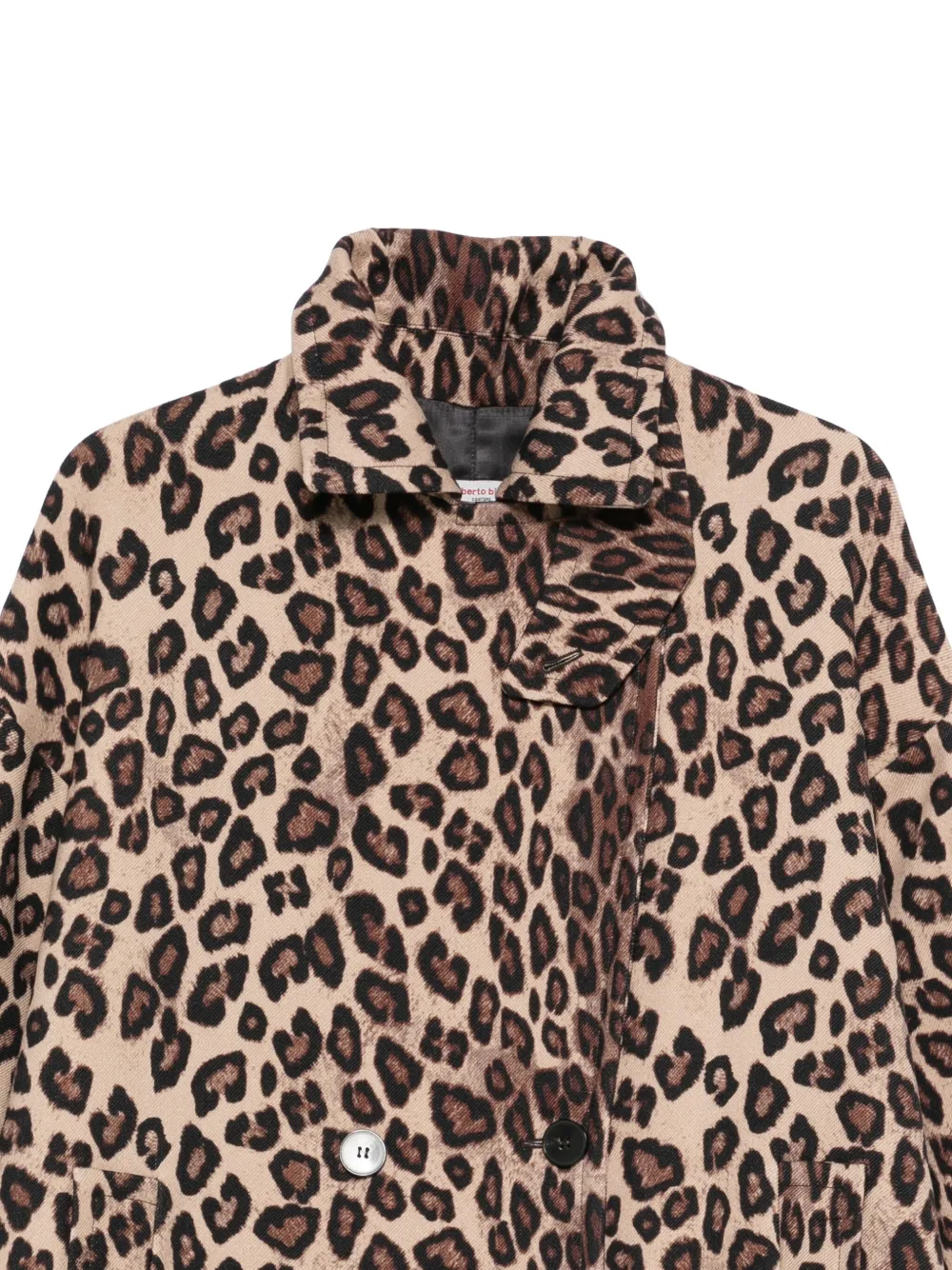 Alberto Biani Sailorjas met dierenprint Bruin