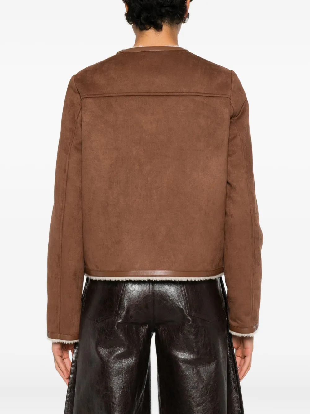 Semicouture Nora jack met knoopzak Bruin