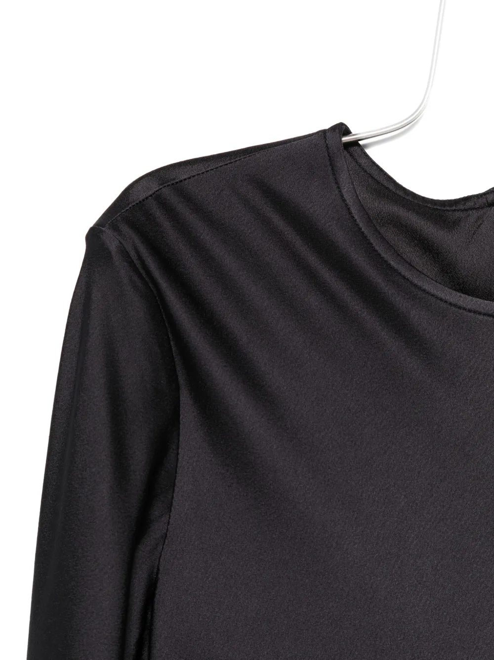 Semicouture Maxi Dress With Flared Cuffs And Sleeves In Black