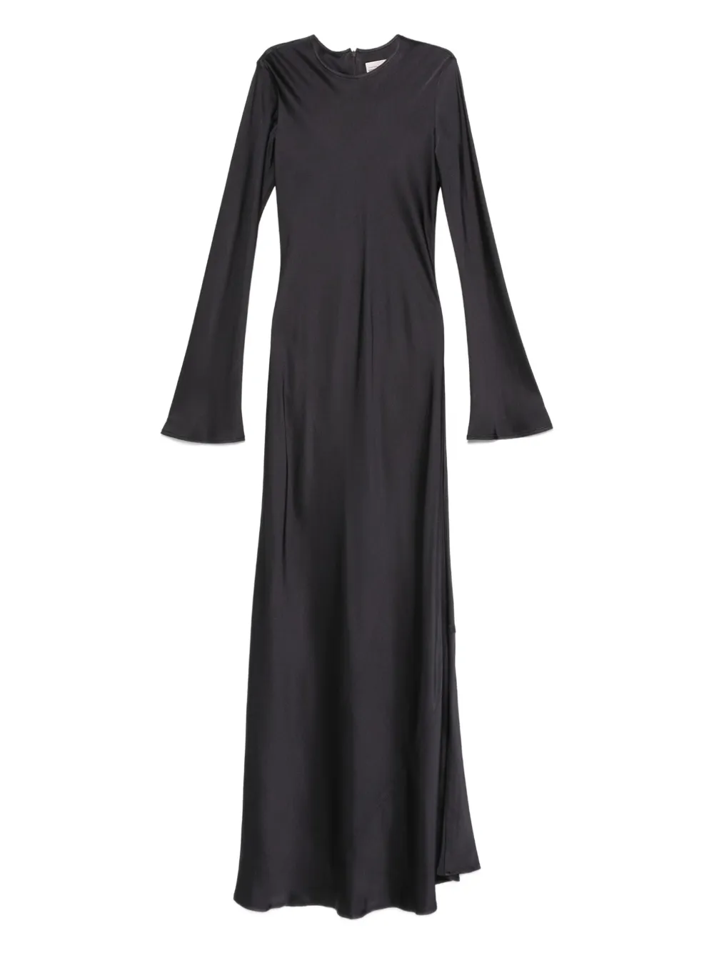 Semicouture flared maxi dress - Nero