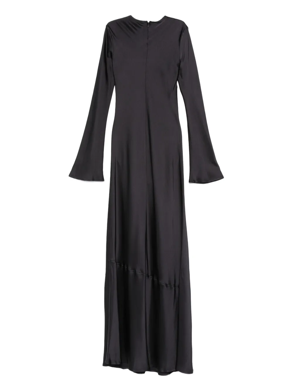 Semicouture Flared maxi-jurk Zwart