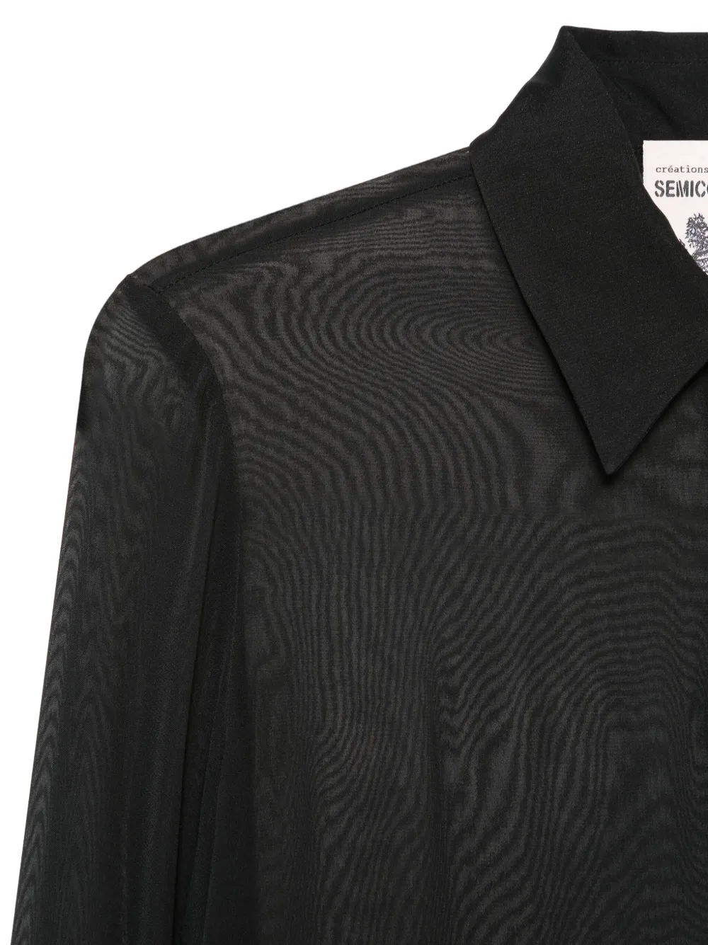 Semicouture Blouse met kant Zwart