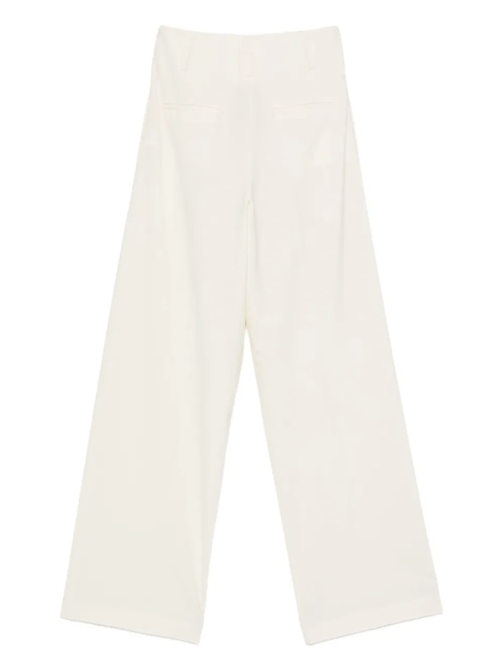 Semicouture Zijden broek Wit