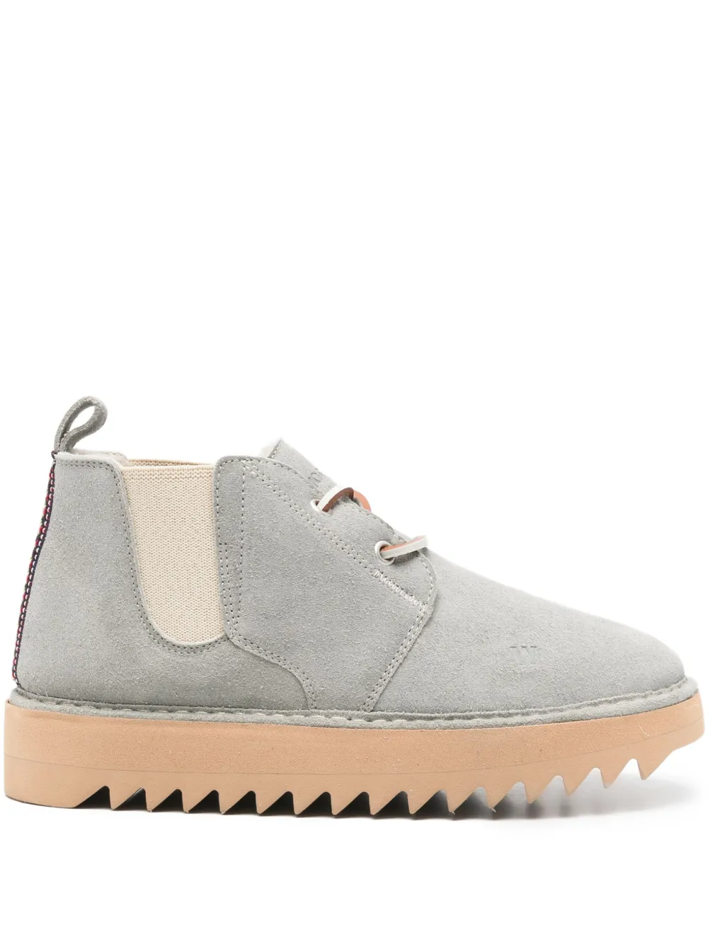 Woolrich lace-up platform boots | Grey | Image 1