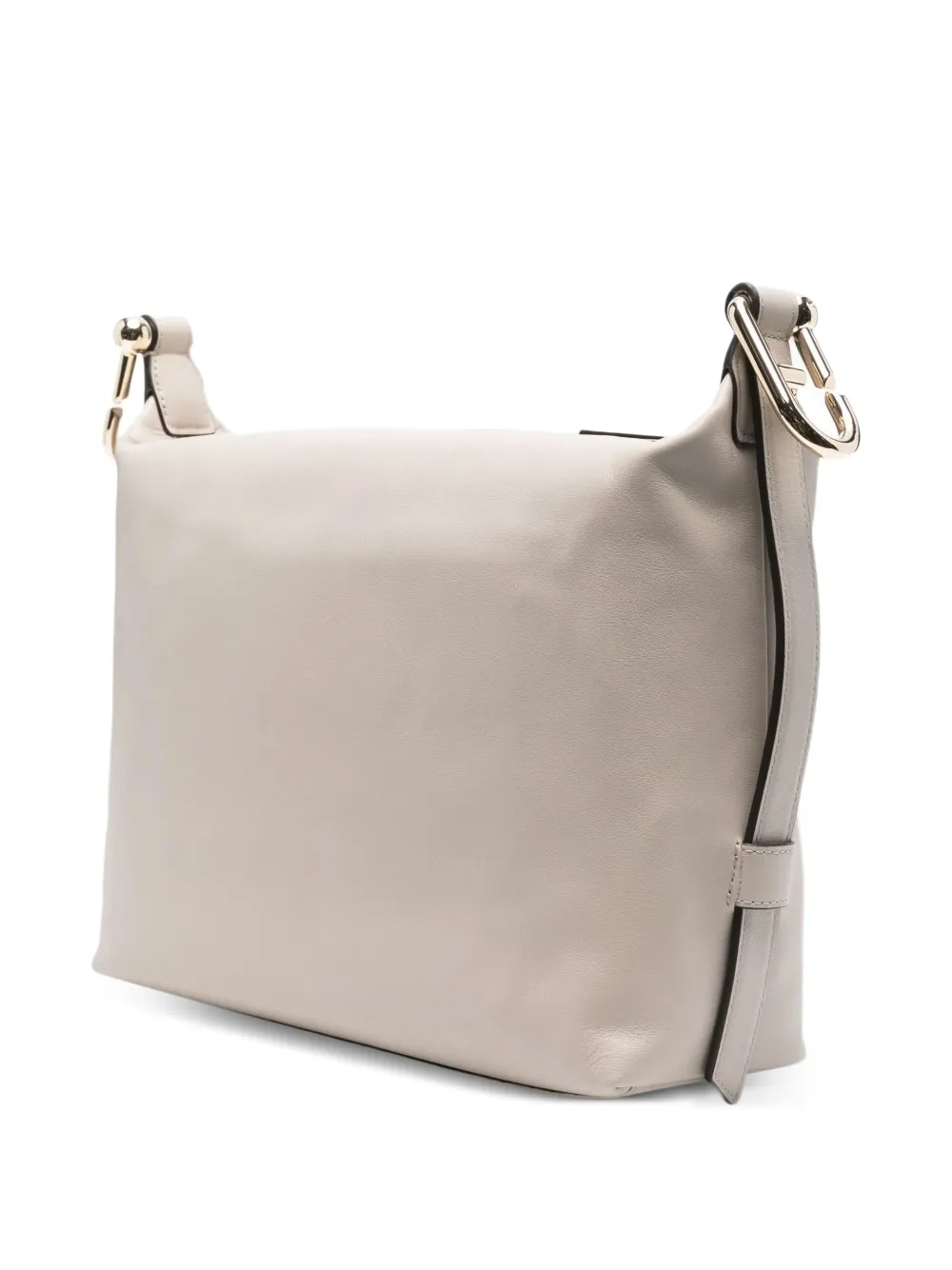 Furla logo-print shoulder bag - Beige