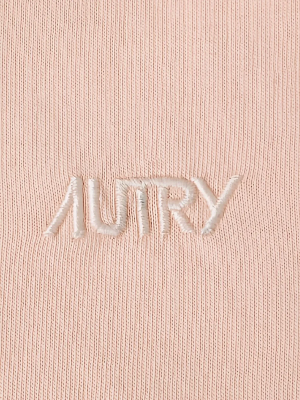Autry Logo-embroidered T-shirt In Pink