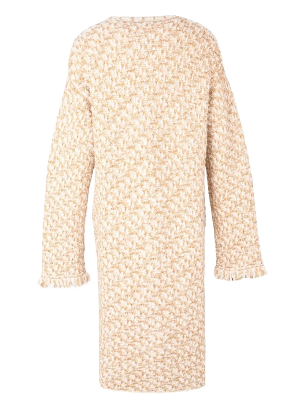 Fabiana Filippi Jas met franje detail Beige