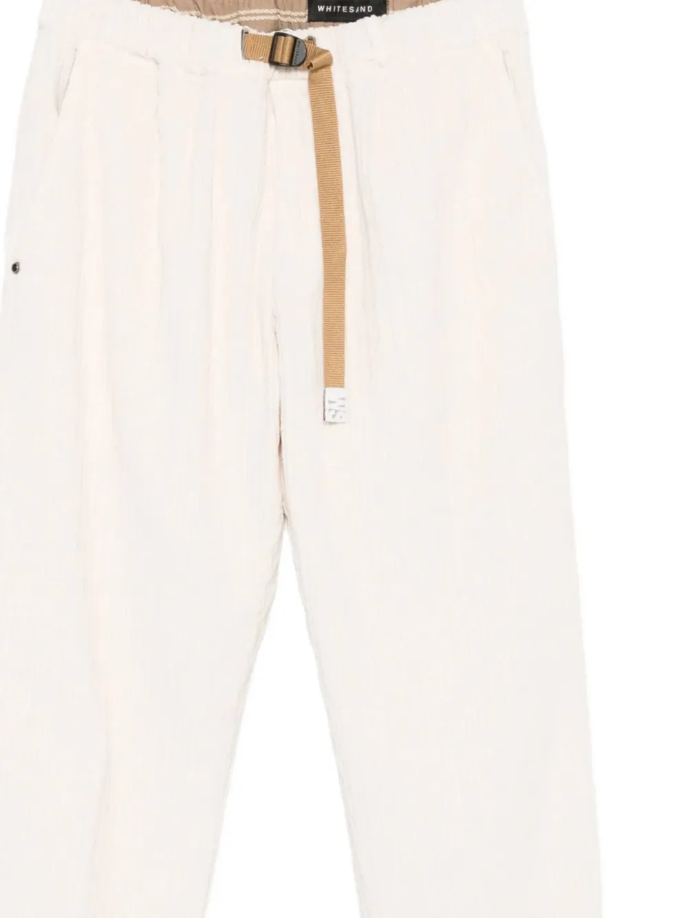 White Sand Broek met ceintuur Beige