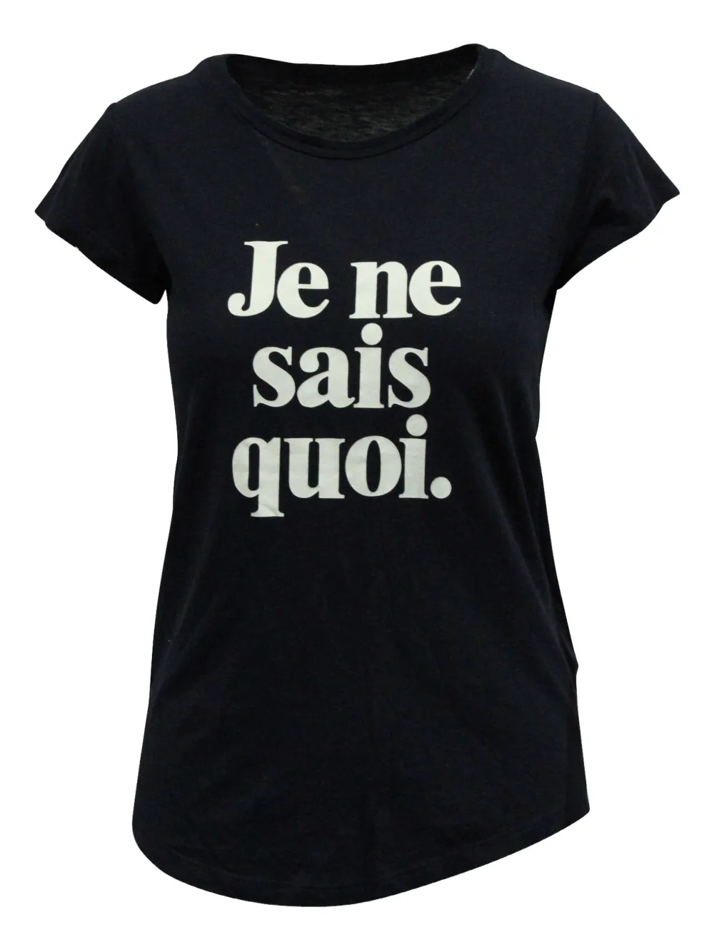 Pre-owned Zadig & Voltaire Je Ne Sais Quoi T-shirt In Black
