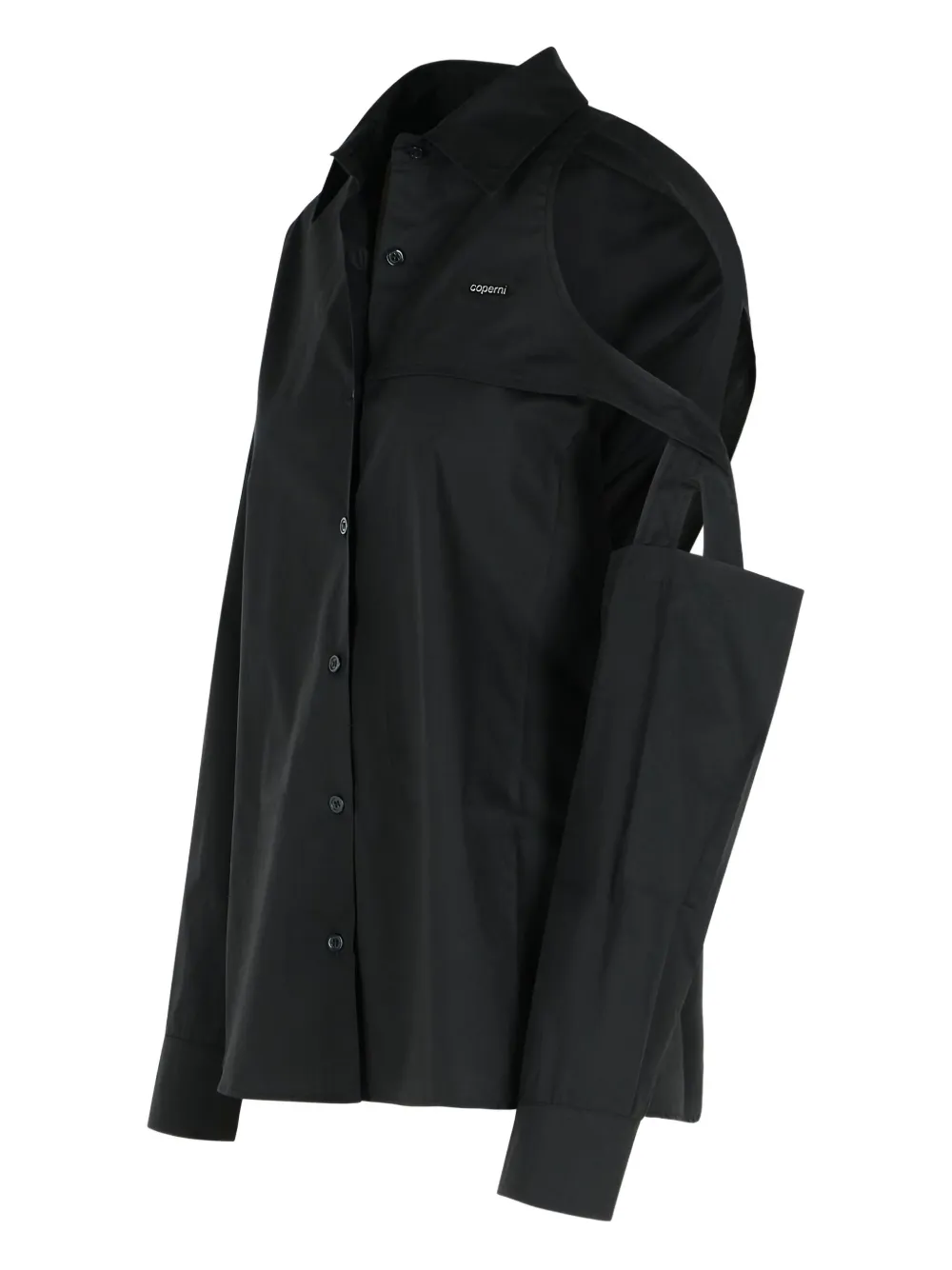 Coperni Blouse met uitgesneden logo Zwart