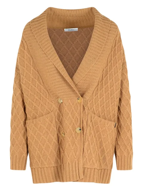 Max Mara cárdigan con doble botonadura