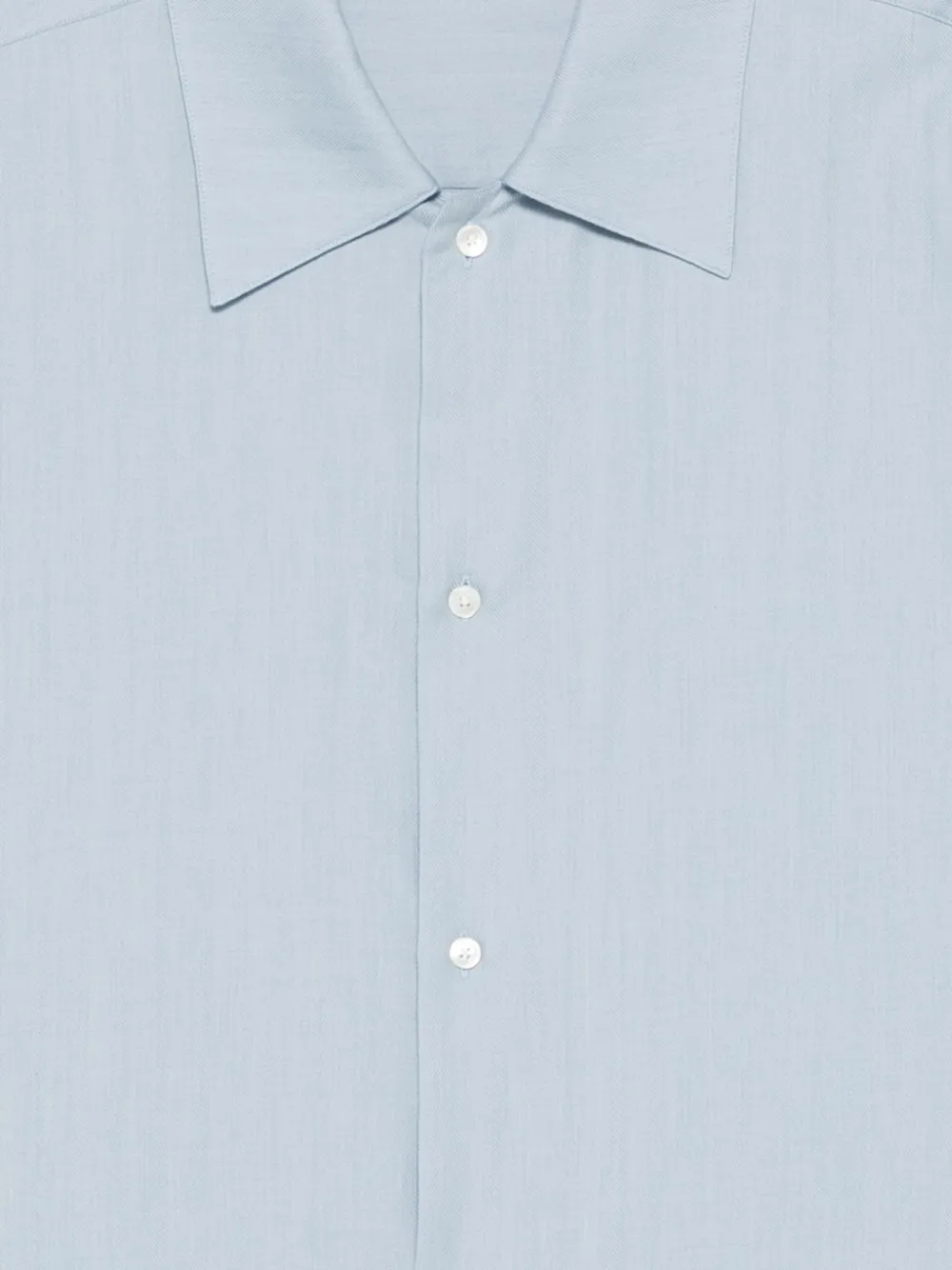 Auralee Buttoned Shirt In Blue