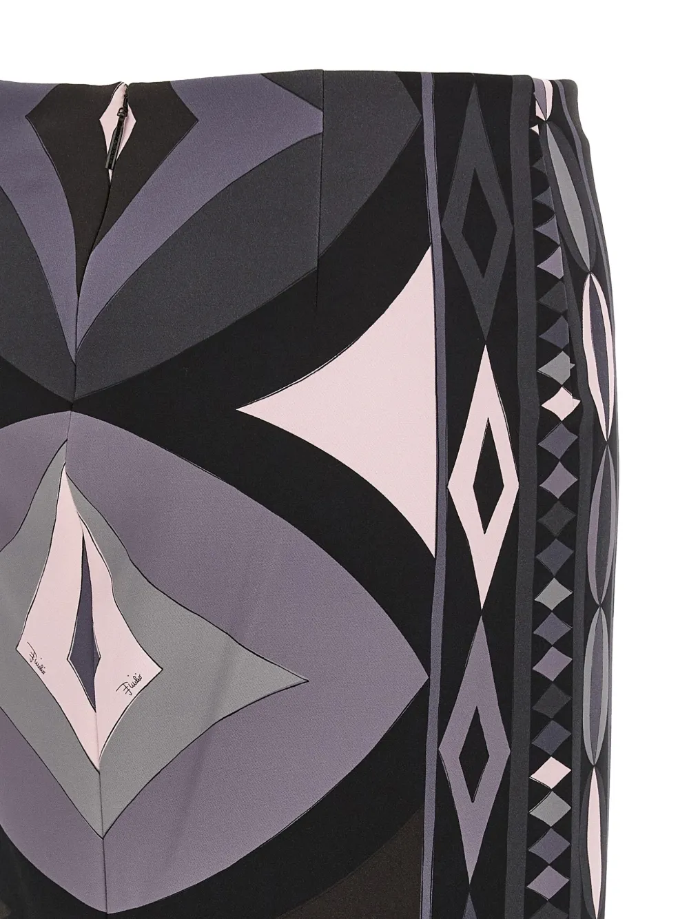 Pucci Iride-print Maxi Skirt In Black