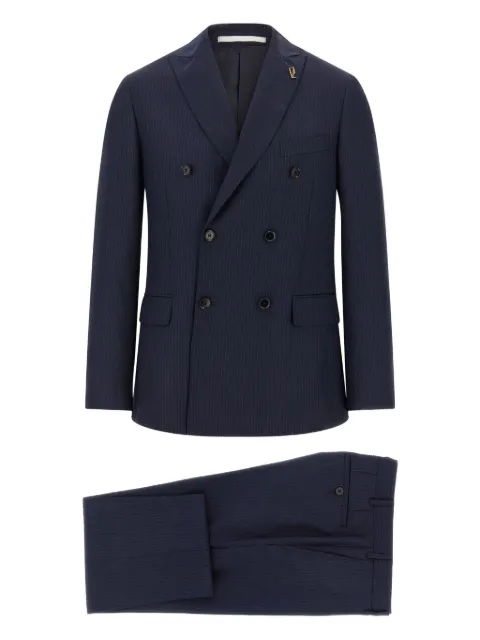 Pal Zileri pinstriped double-breasted Lord dress