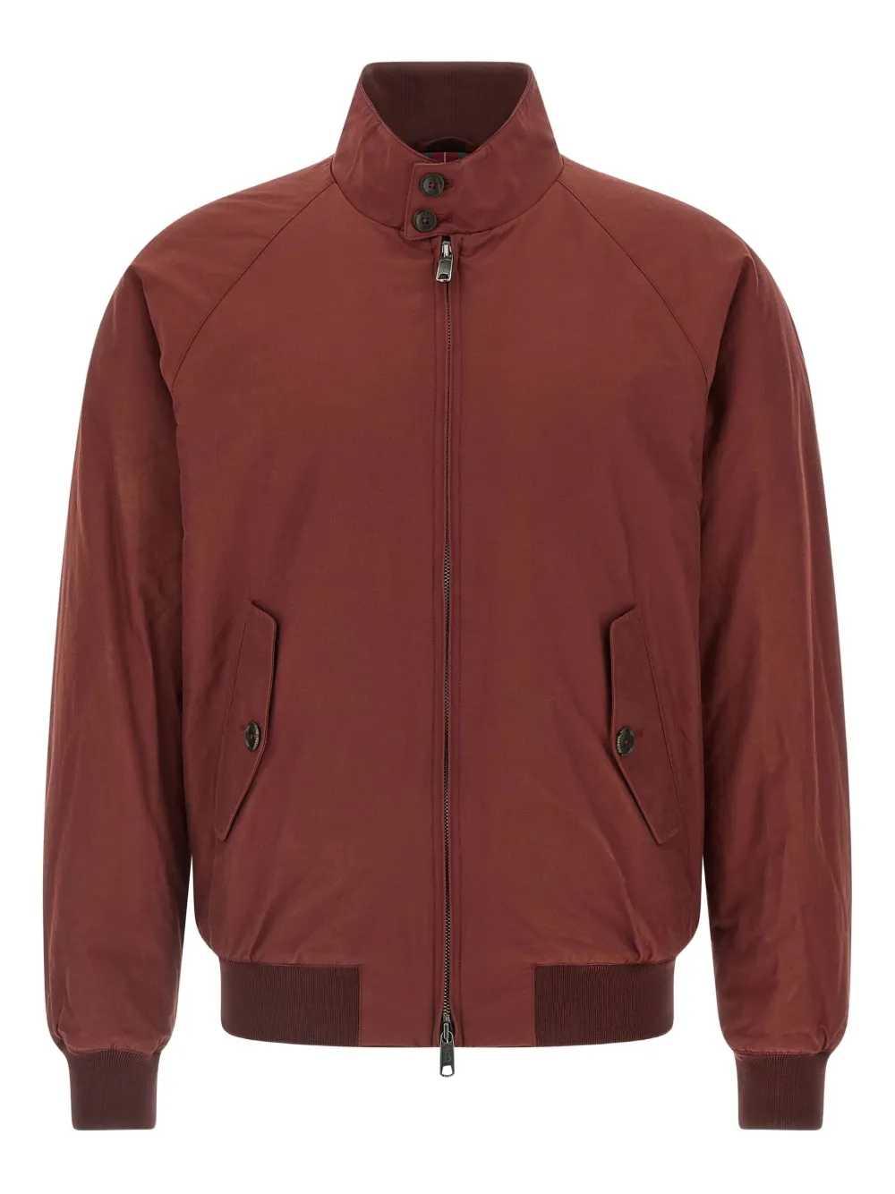 Baracuta zip high-neck jacket | Red | Image 1