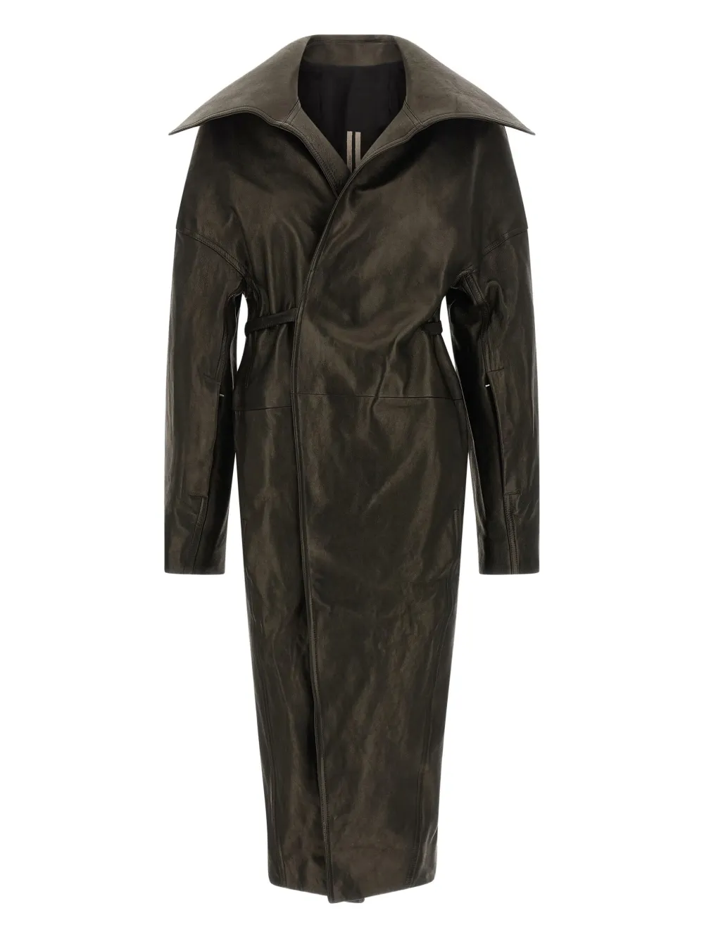 Rick Owens abrigo con cinturón | negro | Image 1