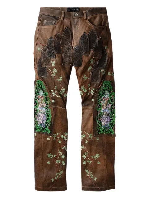 Who Decides War patch-detailed trousers