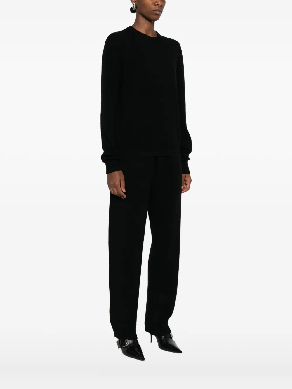 Entire Studios Crew-neck Sweater In Black