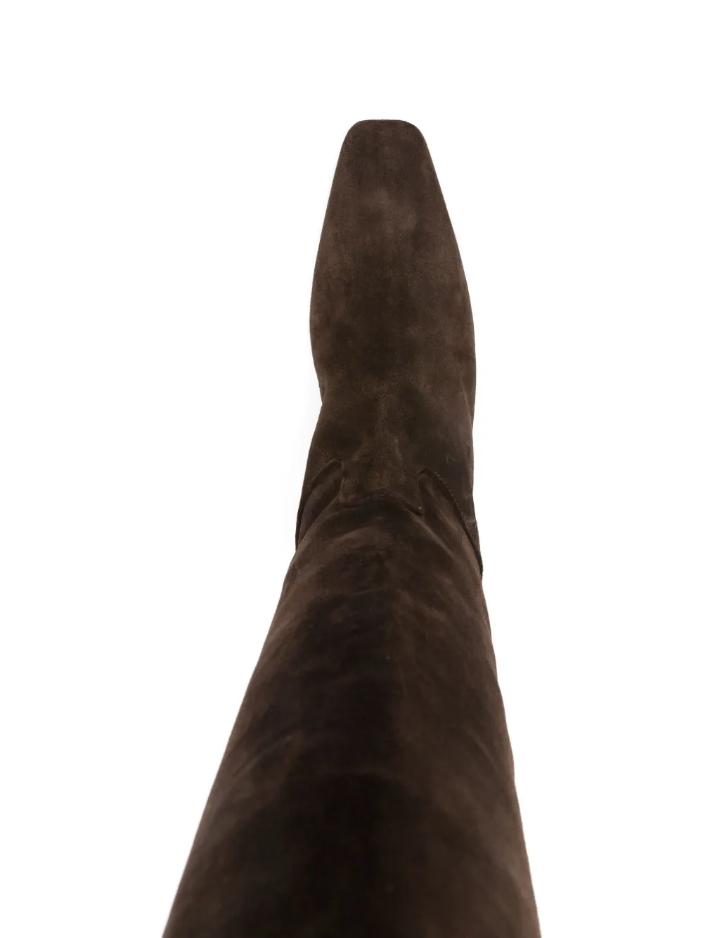 Fabio Rusconi Knielaarzen met puntige neus Bruin