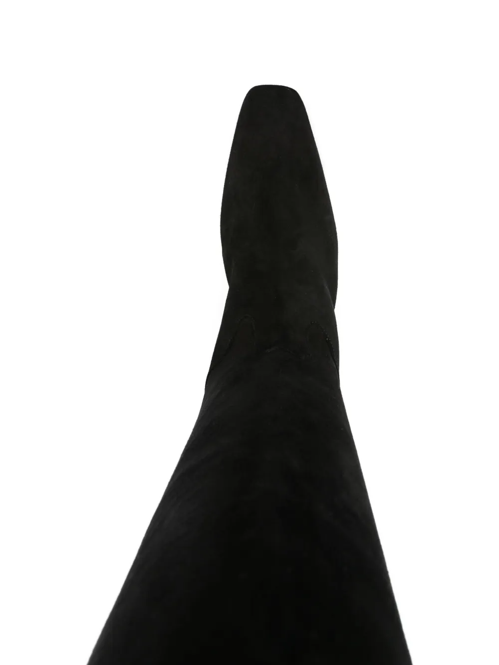 Fabio Rusconi Knielaarzen met puntige neus Zwart