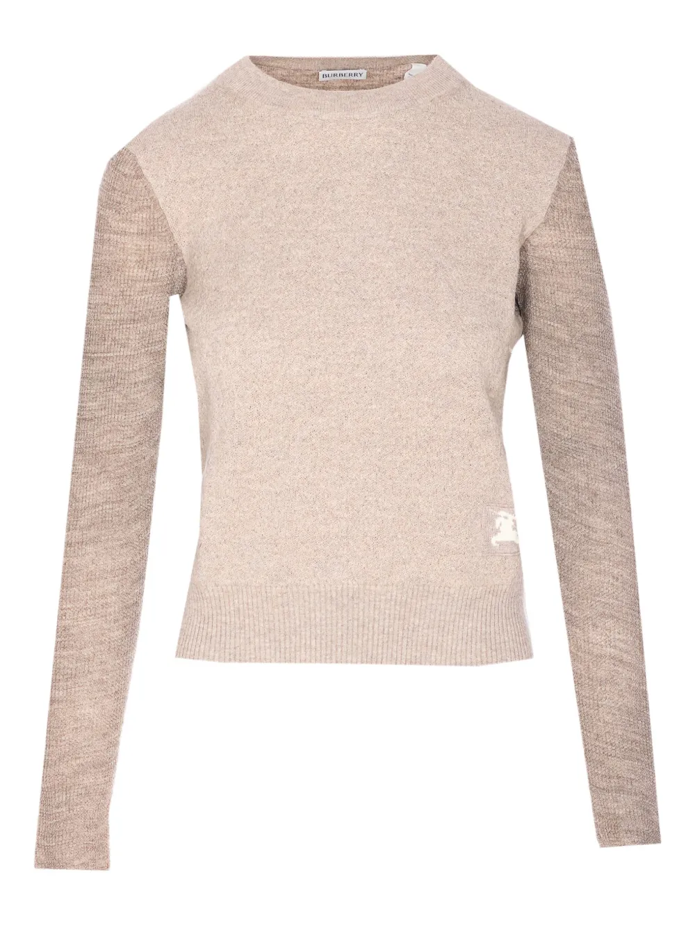Burberry embroidered logo sweater - Toni neutri