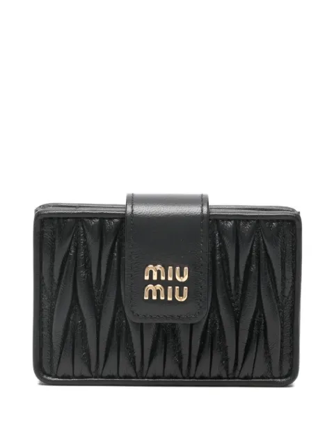Miu Miu matelassé wallet